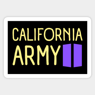 California Army Club Sticker